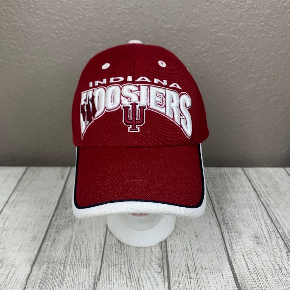 Hat; Indiana Hoosiers Hat. Hook & loop/tape fasten